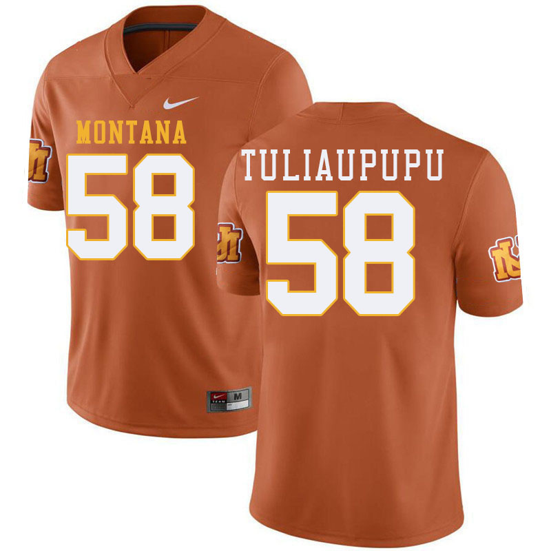 Solomon Tuliaupupu Montana Jersey,University Of Montana Grizzlies #58 Solomon Tuliaupupu Jersey Stit